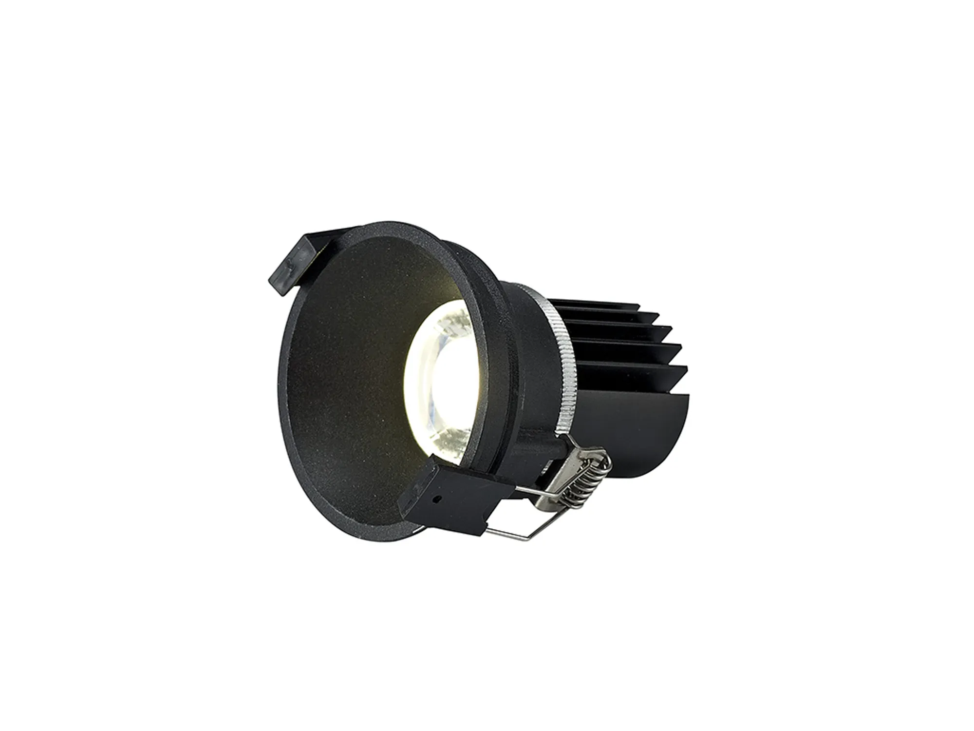 DM201646  Bania 9 Powered by Tridonic  9W 2700K 770lm 24° CRI>90 LED Engine, 250mA Black Fixed Recessed Spotlight, IP20